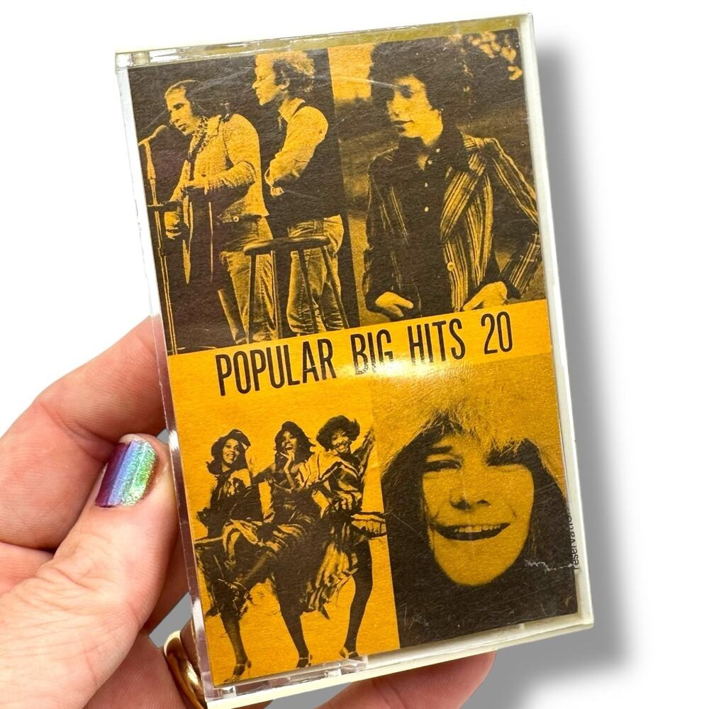 Vintage Japanese cassette tape 1970s Hits Mix Tape POPULAR BIG Hits 20